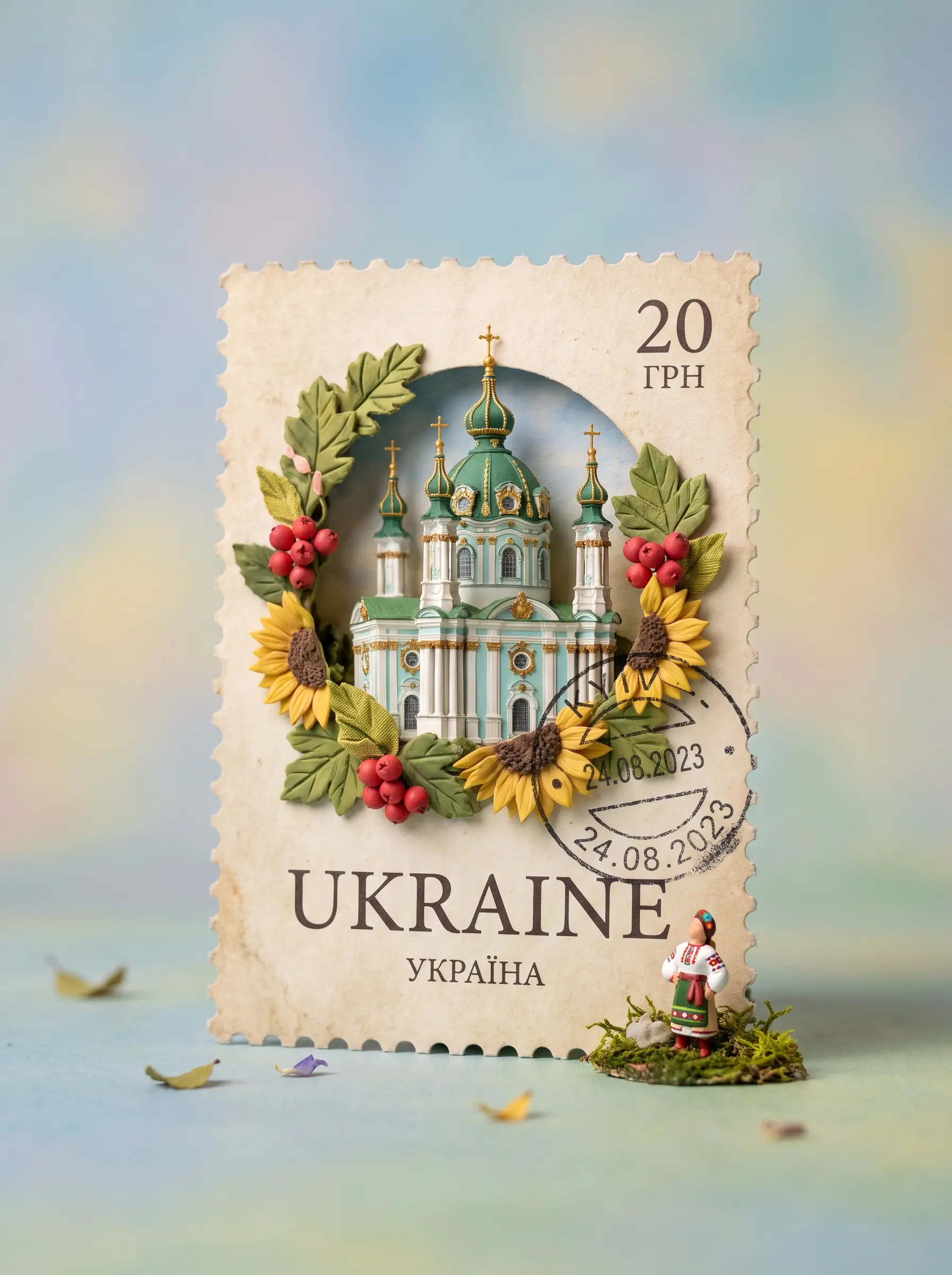Приклад: Марка зі світом: макро-постер культурної діорами